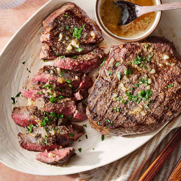 Beef Steak with Garlic Butter